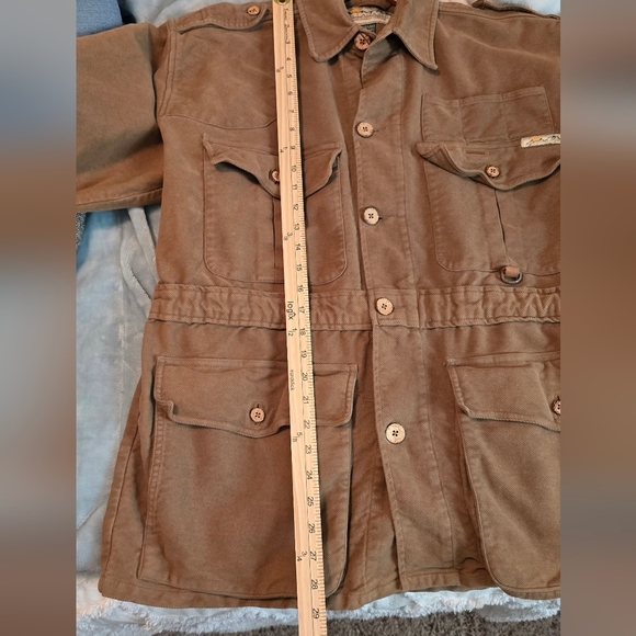 Allagash Cotton Men's Field / Hunting Jacket in Tan, Size M (1112) - Picture 10 of 14